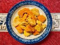 Braised Chicken with Taro and Pumpkin